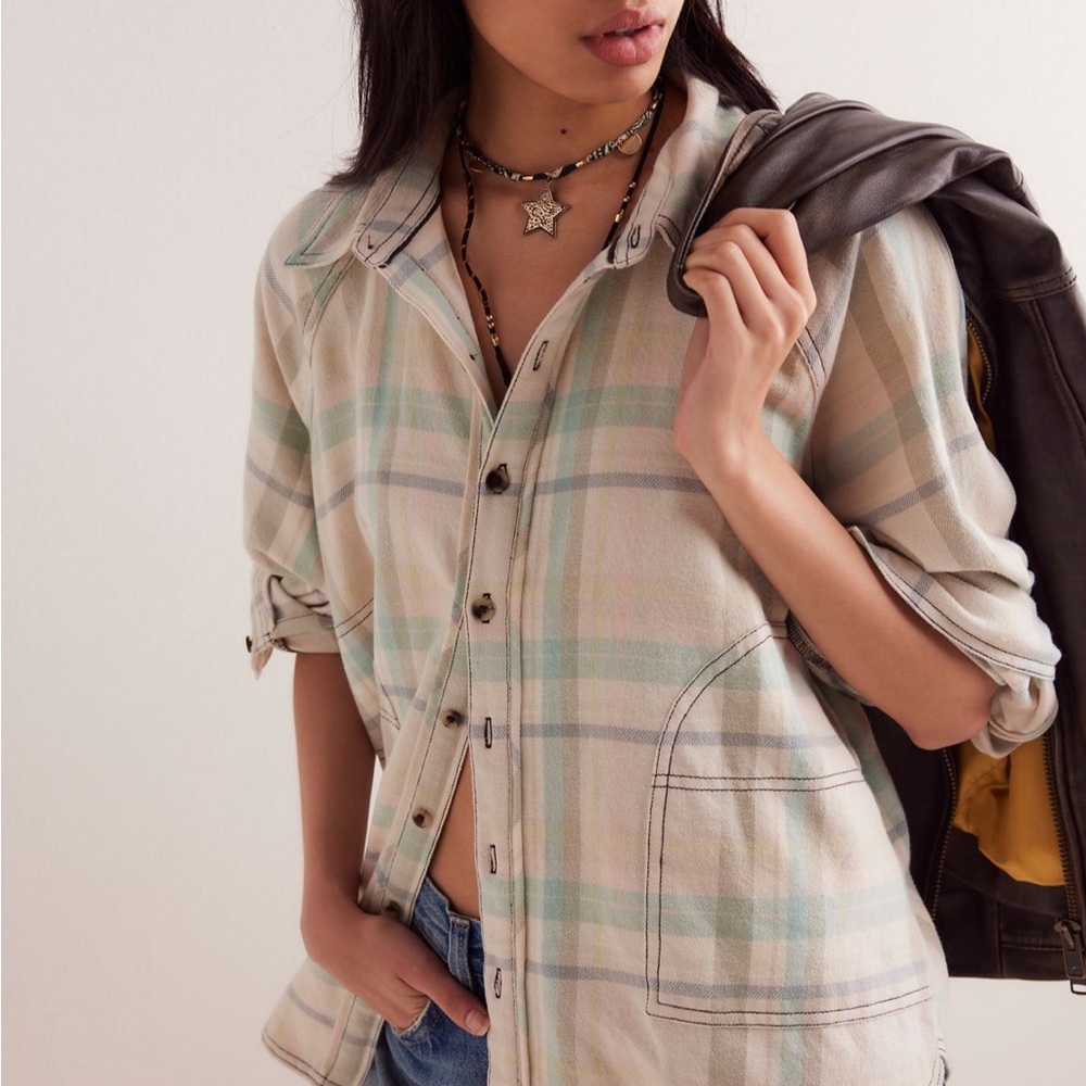 We The Free Girl meets Boy Plaid Shirt